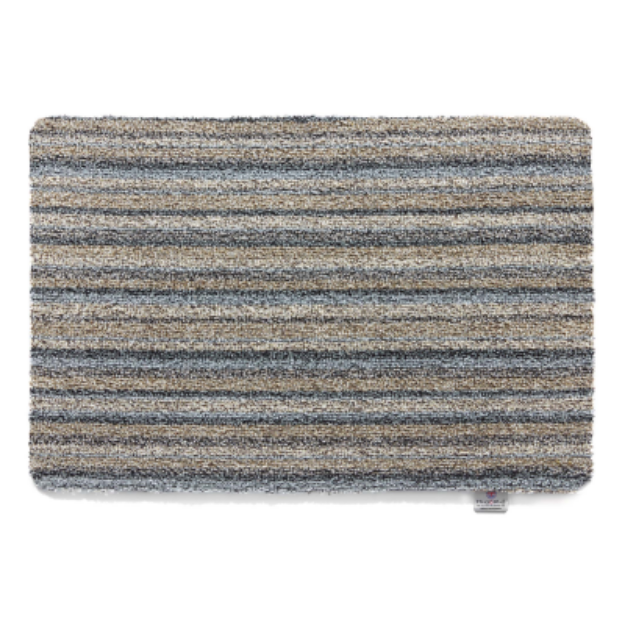 Picture of HUG RUG PLAIN RIBBON GREY 80 X 150CM