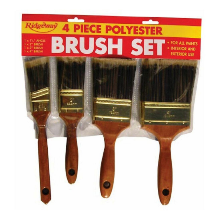 Picture of RIDGEWAY BRUSH SET 4 PACK