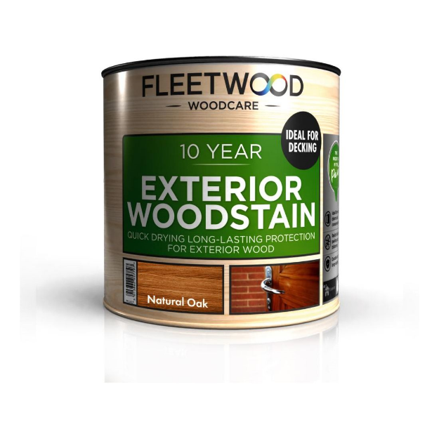 Picture of FLEETWOOD 10 YEAR WOODSTAIN NATURAL OAK 2.5L