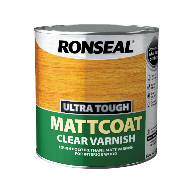 Picture of RONSEAL ULTRA TOUGH CLEAR MATT VARNISH 2.5L