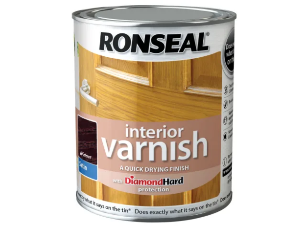 Picture of RONSEAL DIAMOND INTERIOR VARNISH WALNUT 250ML