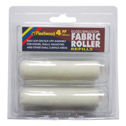 Picture of FLEETWOOD MOFAB FABRIC ROLLER REFILLS 4" 2PK