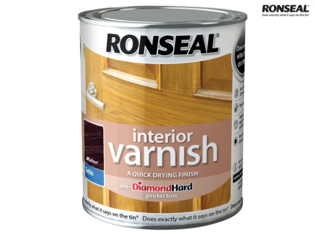 Picture of RONSEAL DIAMOND INTERIOR VARNISH WALNUT 750ML