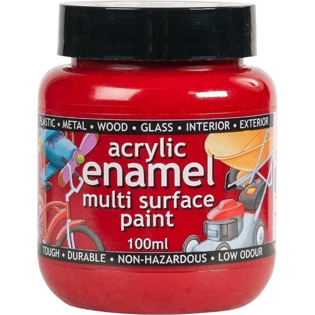 Picture of ACRYLIC RED ENAMEL PAINT 100ML