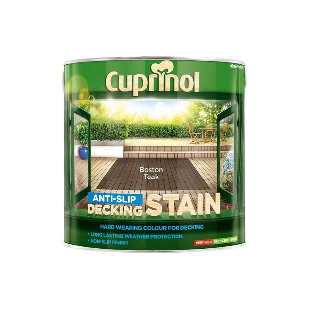 Picture of CUPRINOL BOSTON TEAK DECKING STAIN 2.5L