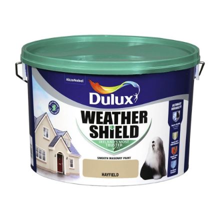 Picture of DULUX WEATHERSHIELD HAYFIELD 10L