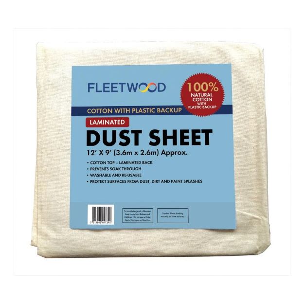 Picture of FLEETWOOD LAMINATED DUST SHEET 12' X 9'