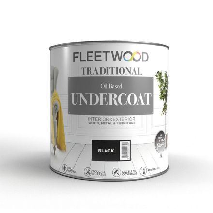 Picture of FLEETWOOD TRADITIONAL UNDERCOAT BLACK 250ML