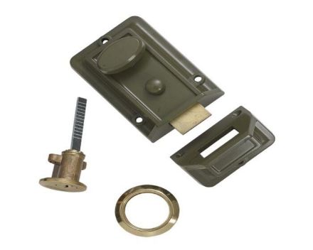 Picture of BASTA NIGHT LATCH & BRASS CYLINDER