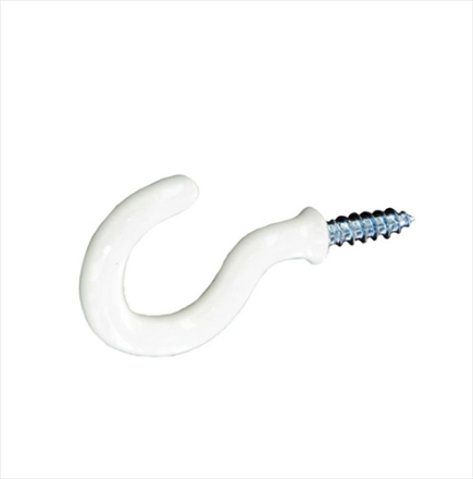 Picture of SECURIT WHITE SHOULDERED CUP HOOKS 38MM