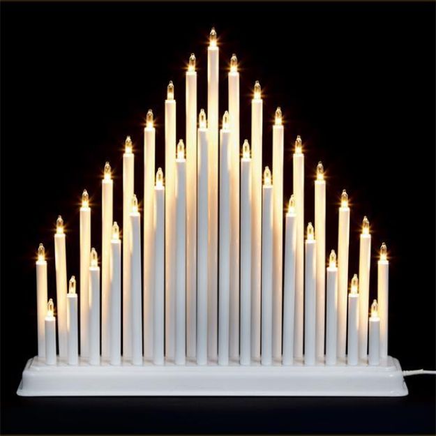 Picture of PREMIER 33 LIGHT CANDLE BRIDGE WHITE