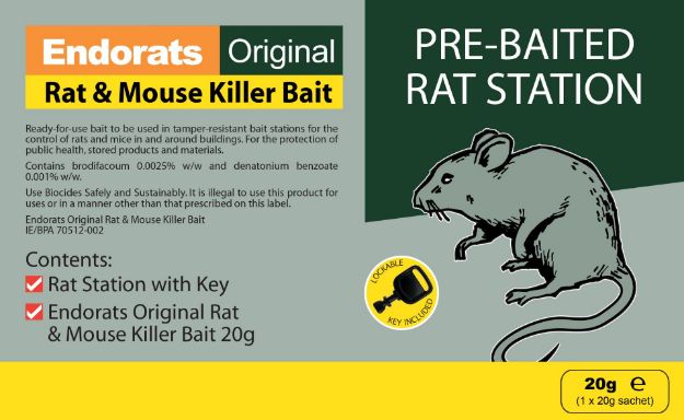 Picture of ENDORATS PRE BAITED RAT STATION