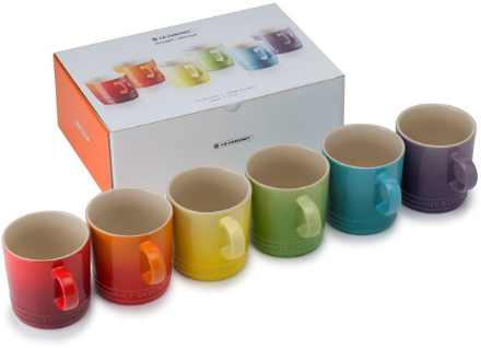 Picture of LE CREUSET RAINBOW SET 6 MUGS