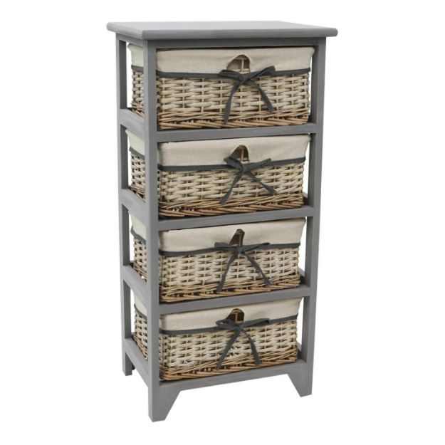 Picture of SHERBORNE 3 DRAWER WILLOW STORAGE UNIT