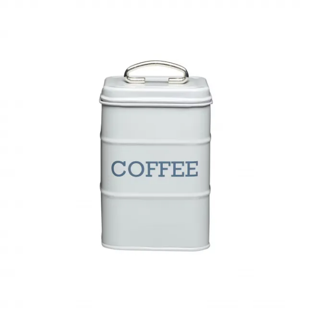 Picture of KITCHEN CRAFT LIVING NOSTALGIA COFFEE CANNISTER STEEL GREY