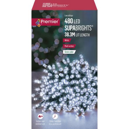 Picture of PREMIER 480 LED SUPA BRIGHTS WHITE 38.3M LIT LENGTH