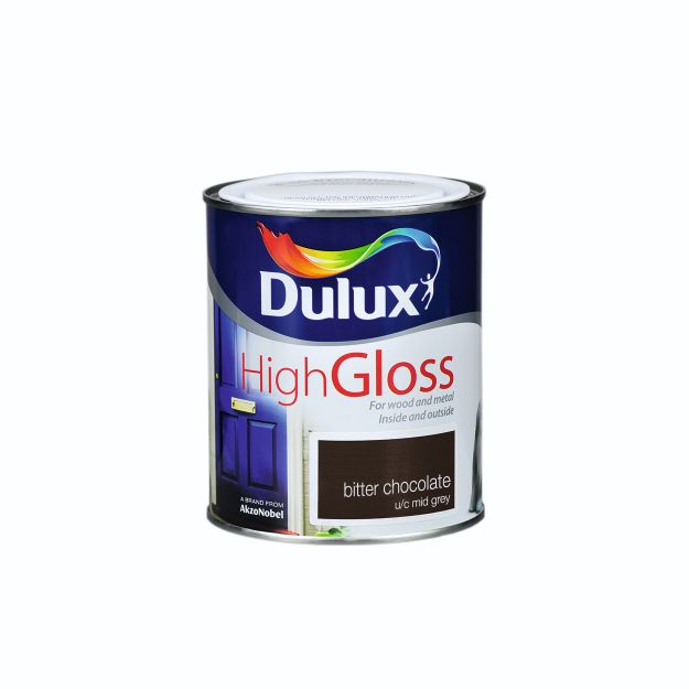 Picture of DU HIGH GLOSS BITTER CHOCOLATE 750ML