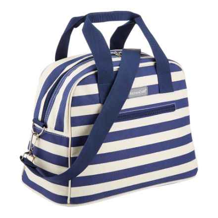 Picture of KITCHEN CRAFT BLUE STRIPE COOL BAG