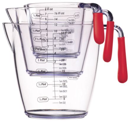 Picture of MEASURING JUG SET 3 RED
