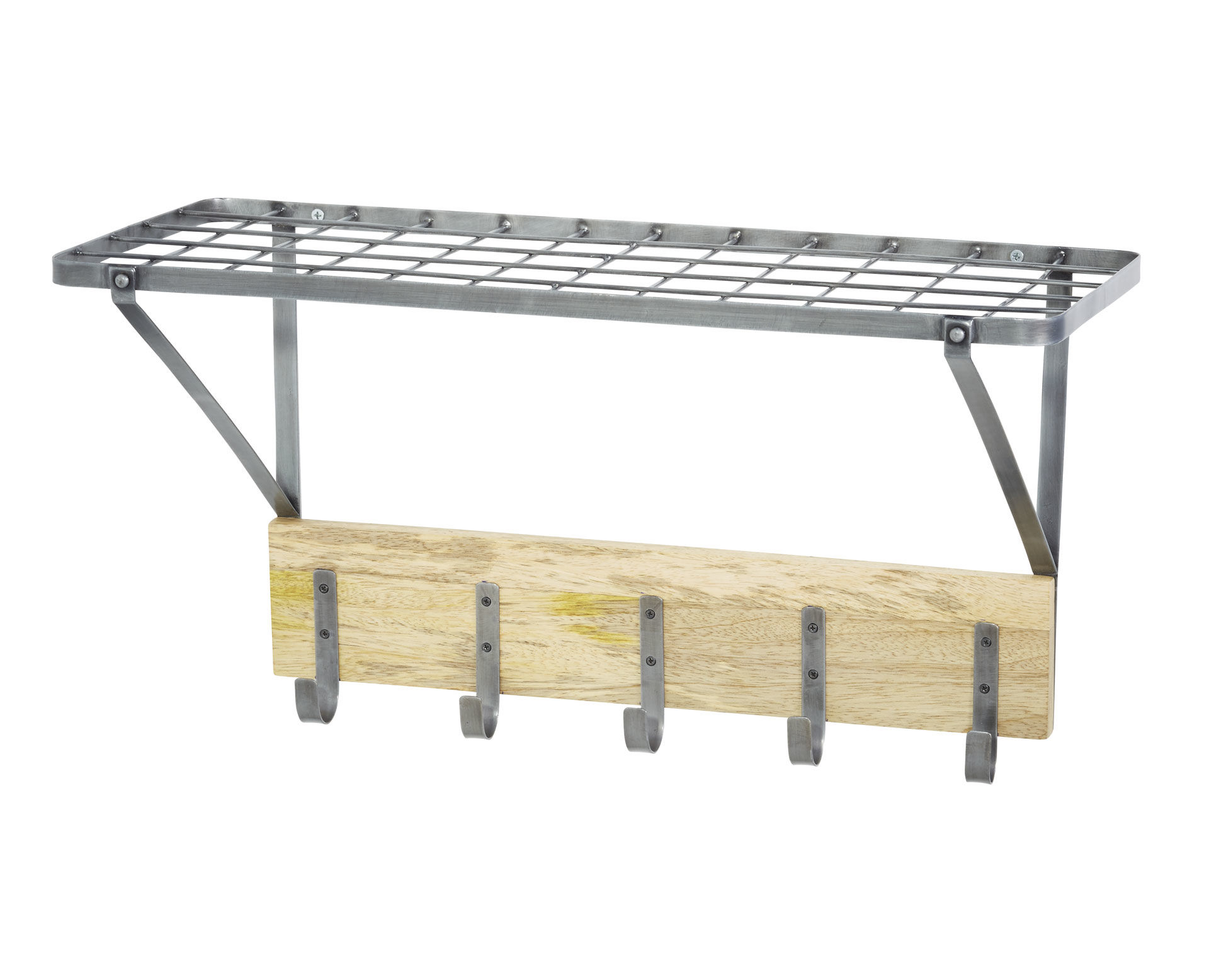 industrial kitchen wall rack