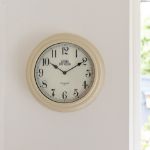 Picture of KITCHEN CRAFT LIVING NOSTALGIA CREAM WALL CLOCK