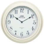 Picture of KITCHEN CRAFT LIVING NOSTALGIA CREAM WALL CLOCK