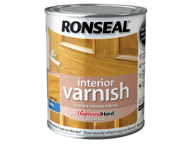 Picture of RONSEAL INTERIOR VARNISH LIGHT OAK 250ML