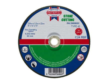 Picture of FAITHFULL STONE CUTTING DISC 9"