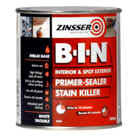 Picture of ZINSSER B-I-N PRIMER SEALER 500ML