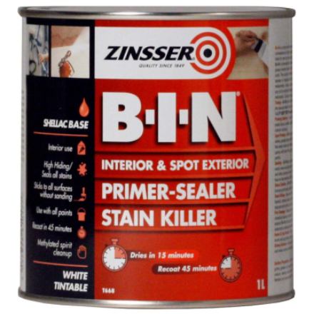 Picture of ZINSSER B-I-N PRIMER SEALER 1L