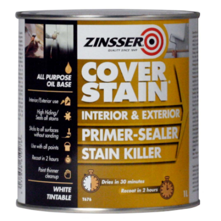 Picture of ZINSSER COVER STAIN PRIMER SEALER 1L