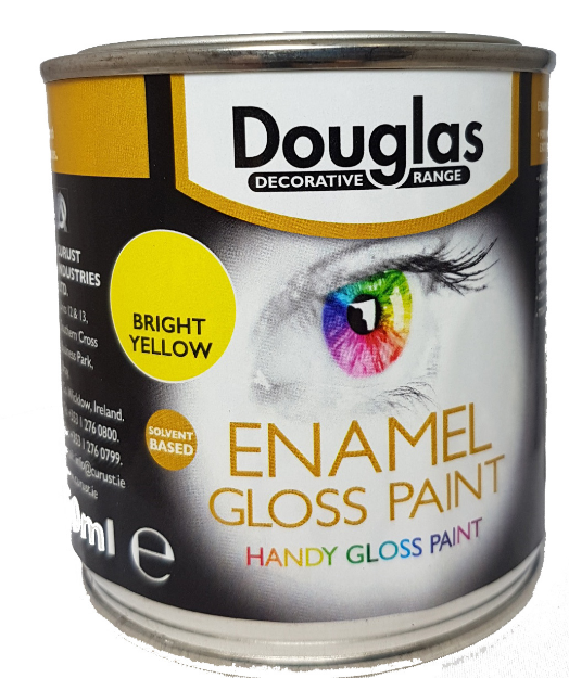 Picture of DOUGLAS GLOSS PAINT BRIGHT YELLOW 250ML