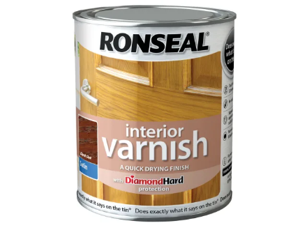 Picture of RONSEAL INTERIOR VARNISH DARK OAK 250ML