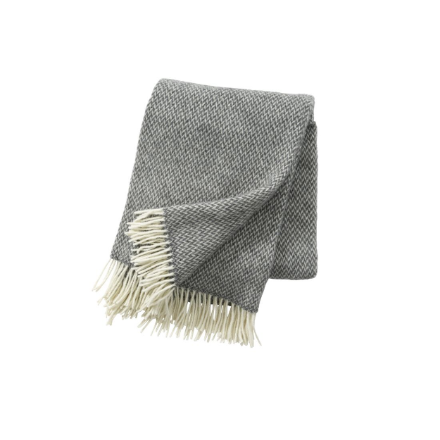 Picture of wool throw grey