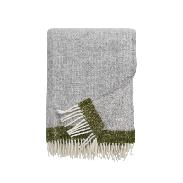 Picture of wool throw hampus grey