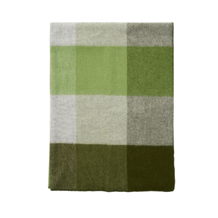 Picture of throw wool block green