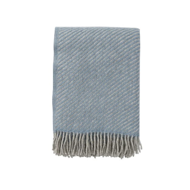 Picture of wool throw carl blue