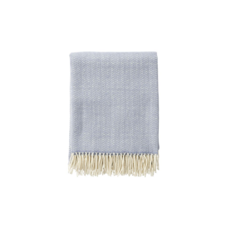 Picture of throw wool tippy blue