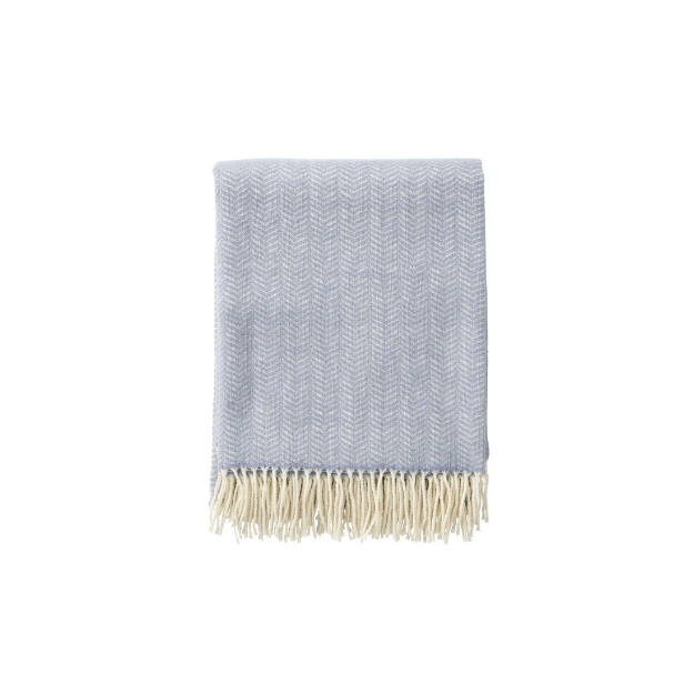 Picture of throw wool tippy blue