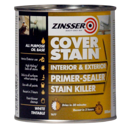 Picture of ZINSSER COVER STAIN PRIMER SEALER 500ML