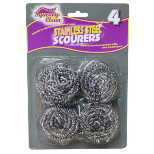 Picture of SQUEAKY CLEAN STAINLESS STEEL SCOURERS