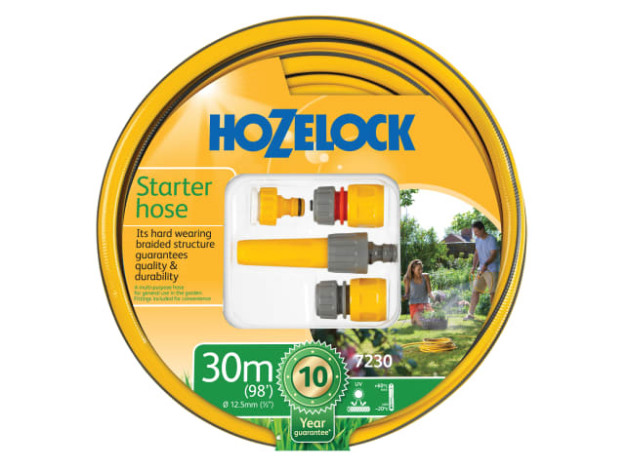 Picture of HOZELOCK STARTER HOSE & FITTINGS SET 30M 12.5MM