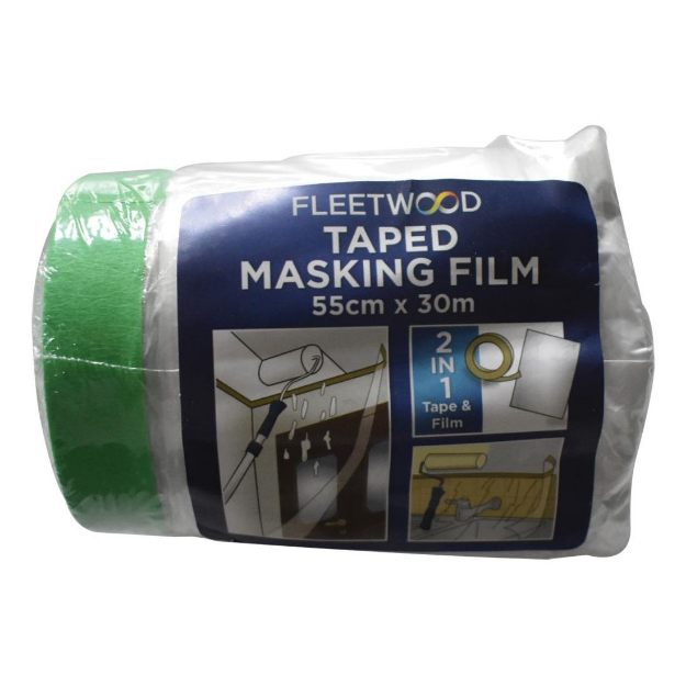 Picture of FLEETWOOD TAPED MASKING FILM 55CM X 30M