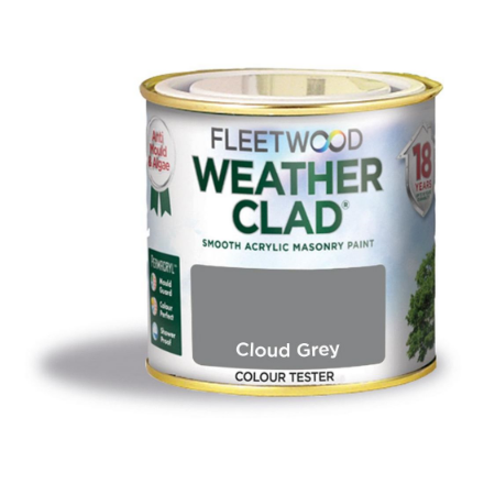 Picture of FLEETWOOD WEATHERCLAD CLOUD GREY 250ML