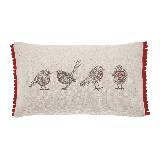 Picture of cushion forest robin poly fill