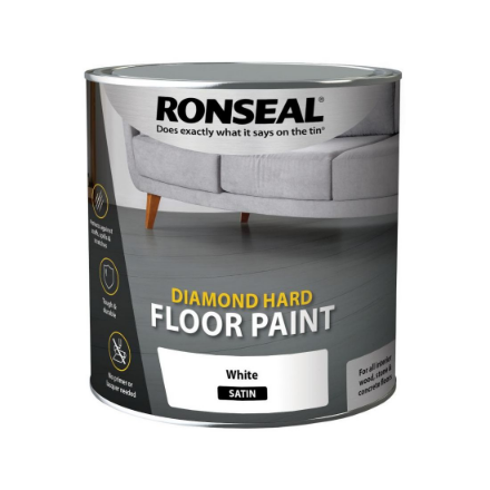 Picture of RONSEAL DIAMOND FLOOR PAINT WHITE 2.5L