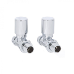 Picture of ERES POLISHED STRAIGHT RADIATOR VALVES 1/2 PAIR