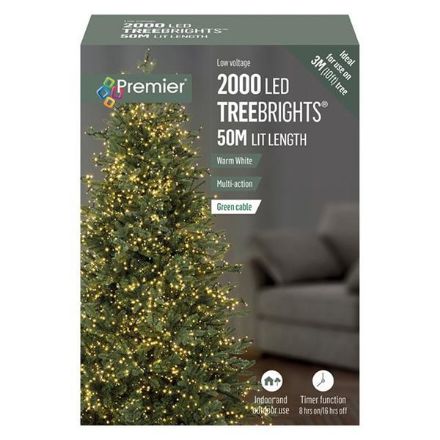 Picture of PREMIER 2000 LED TREE BRIGHTS WARM WHITE 50M LIT LENGTH