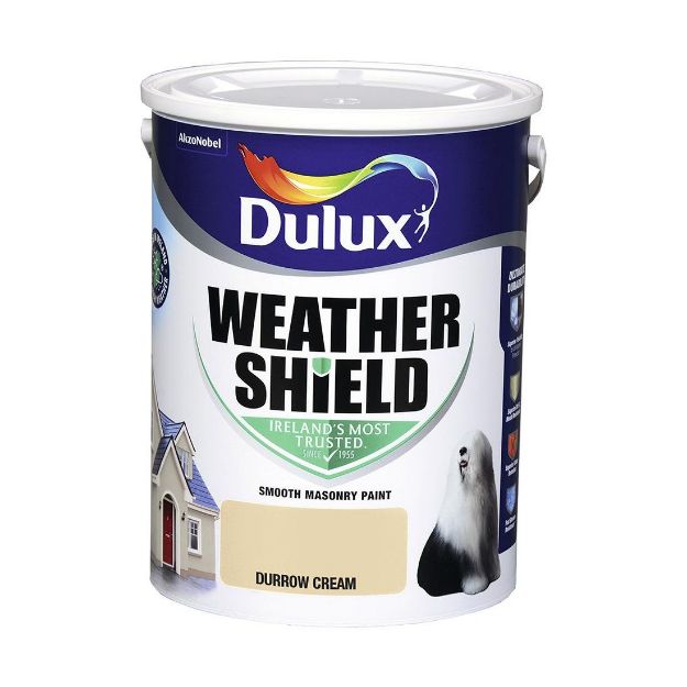 Picture of DULUX WEATHERSHIELD DURROW CREAM 5L