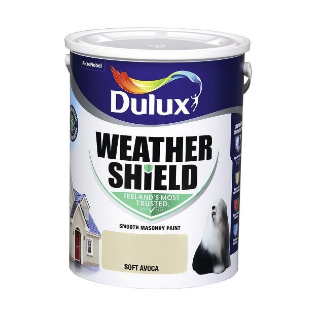 Picture of DULUX WEATHERSHIELD SOFT AVOCA 5L